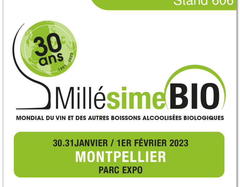MillesimeBio du 29 Janvier au 31 Janvier 2024 Hall   Stand
