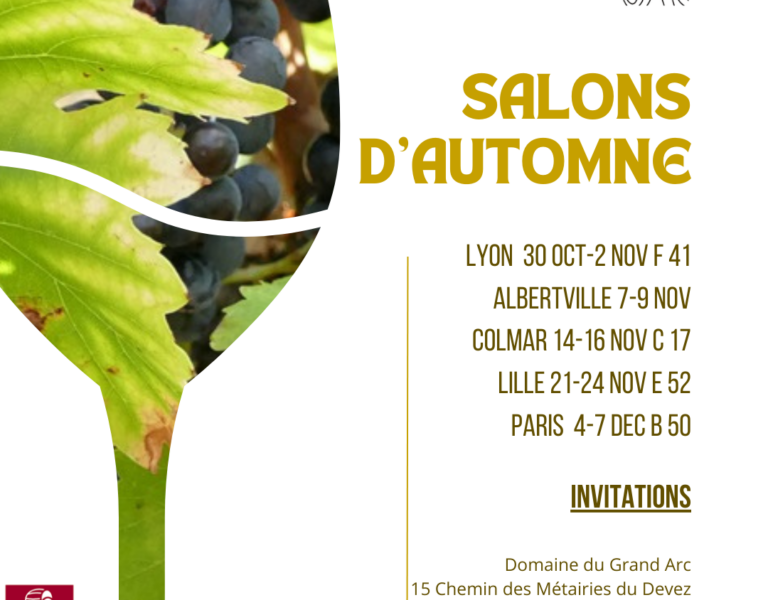 Les salons d’Automne